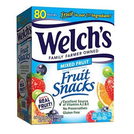Welch's Fruit Snacks, Mixed Fruit, Gluten Free, Bulk Pack